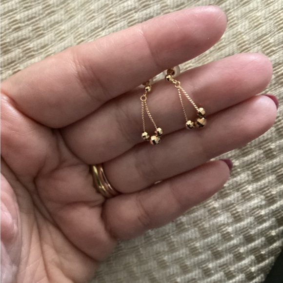 18K Solid Gold Dangling - Picture 4 of 7